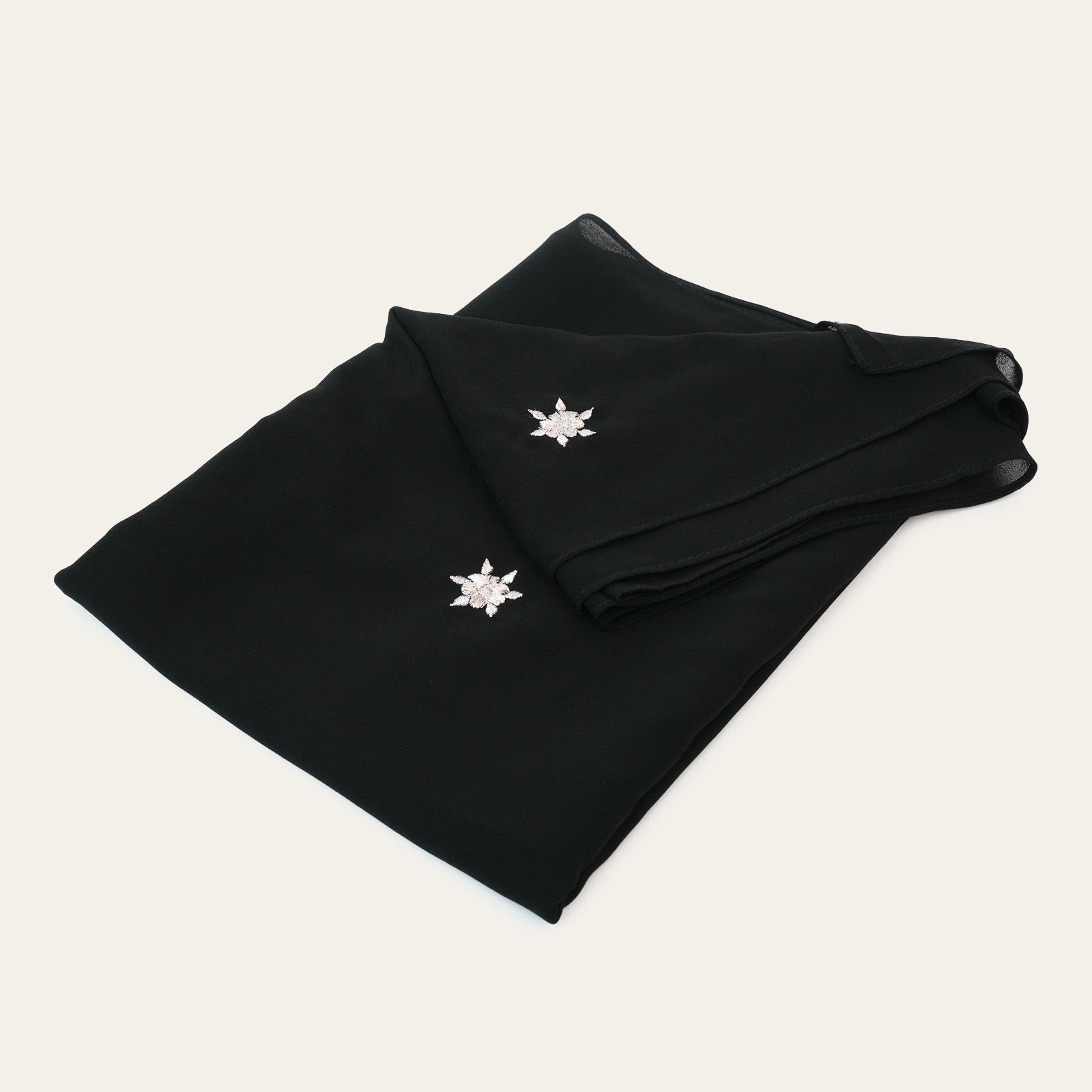 Instant Embroidered Georgette Hijab