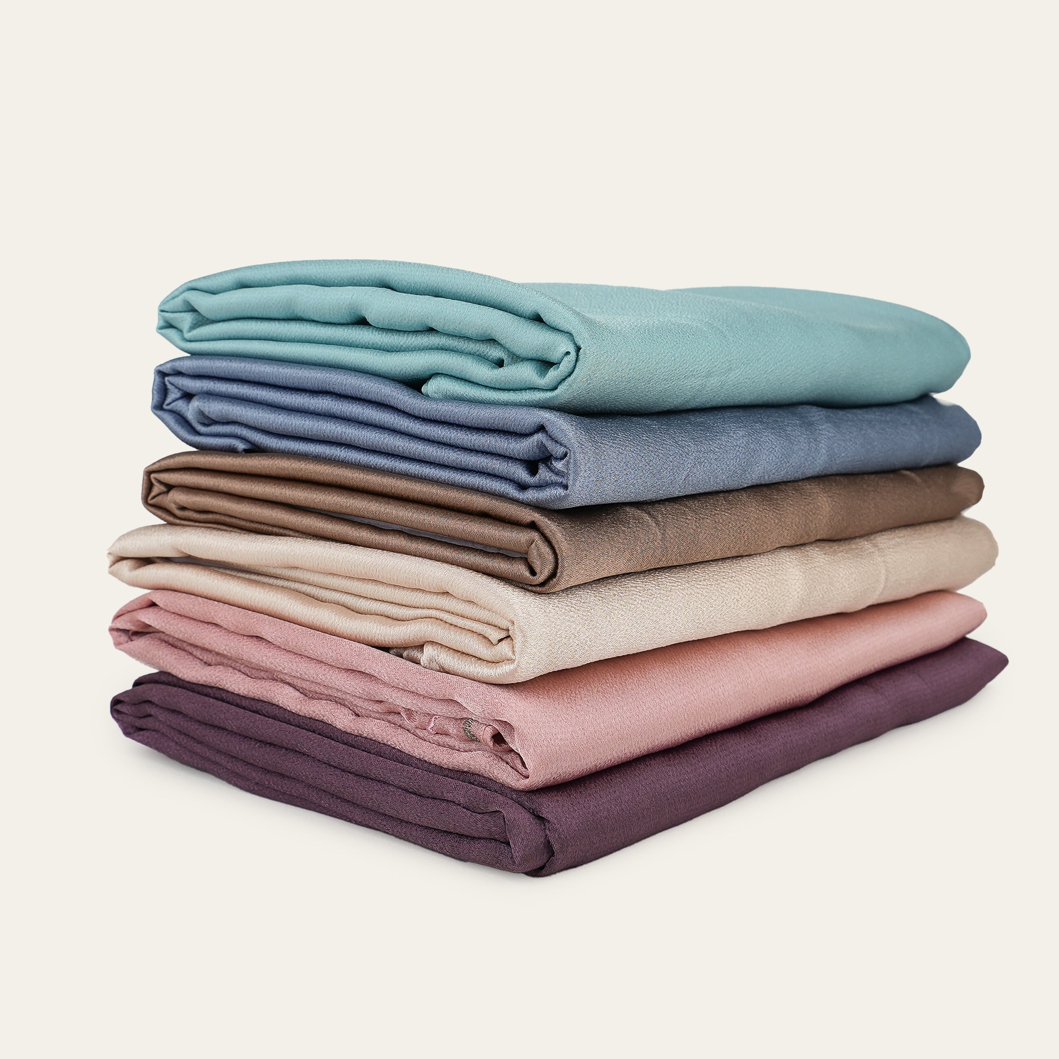 Embroidered Muna Satin Hijab