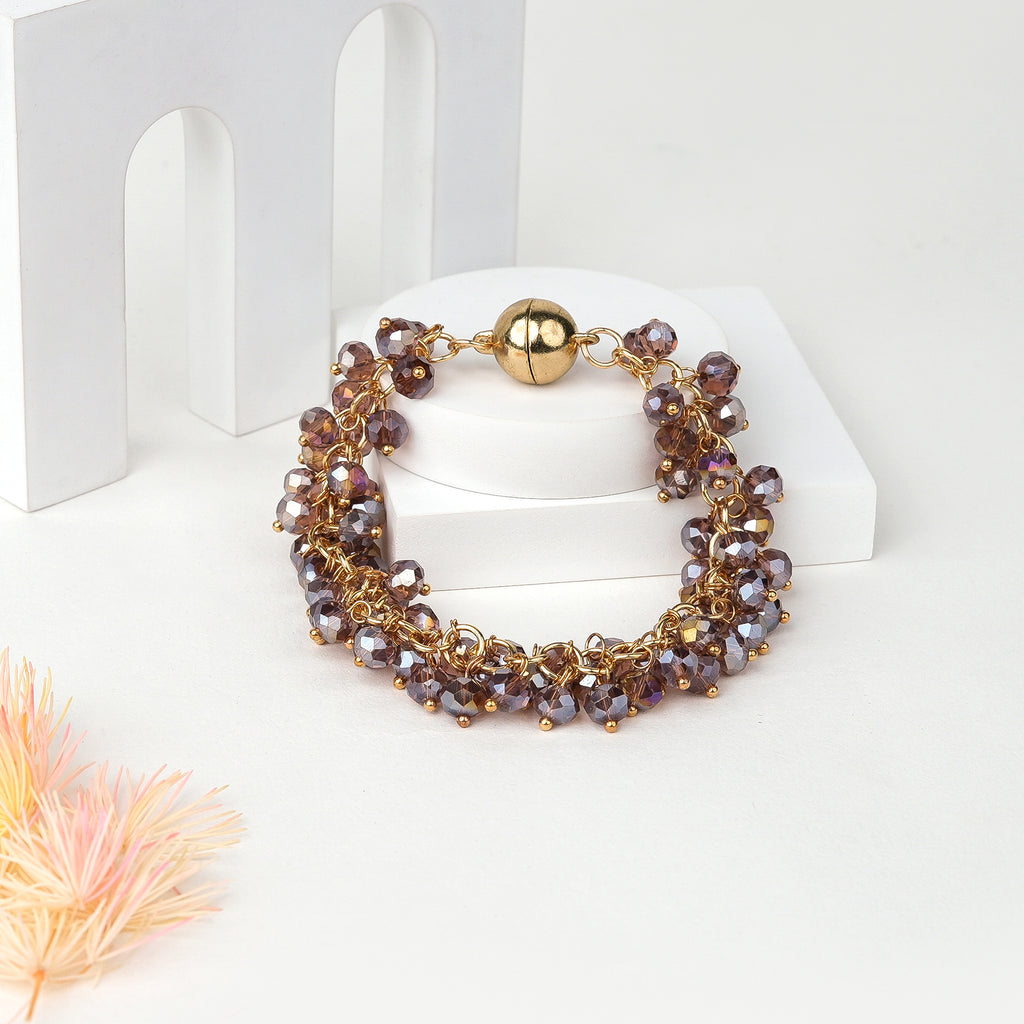 Gold Magnetic Lock Bracelet