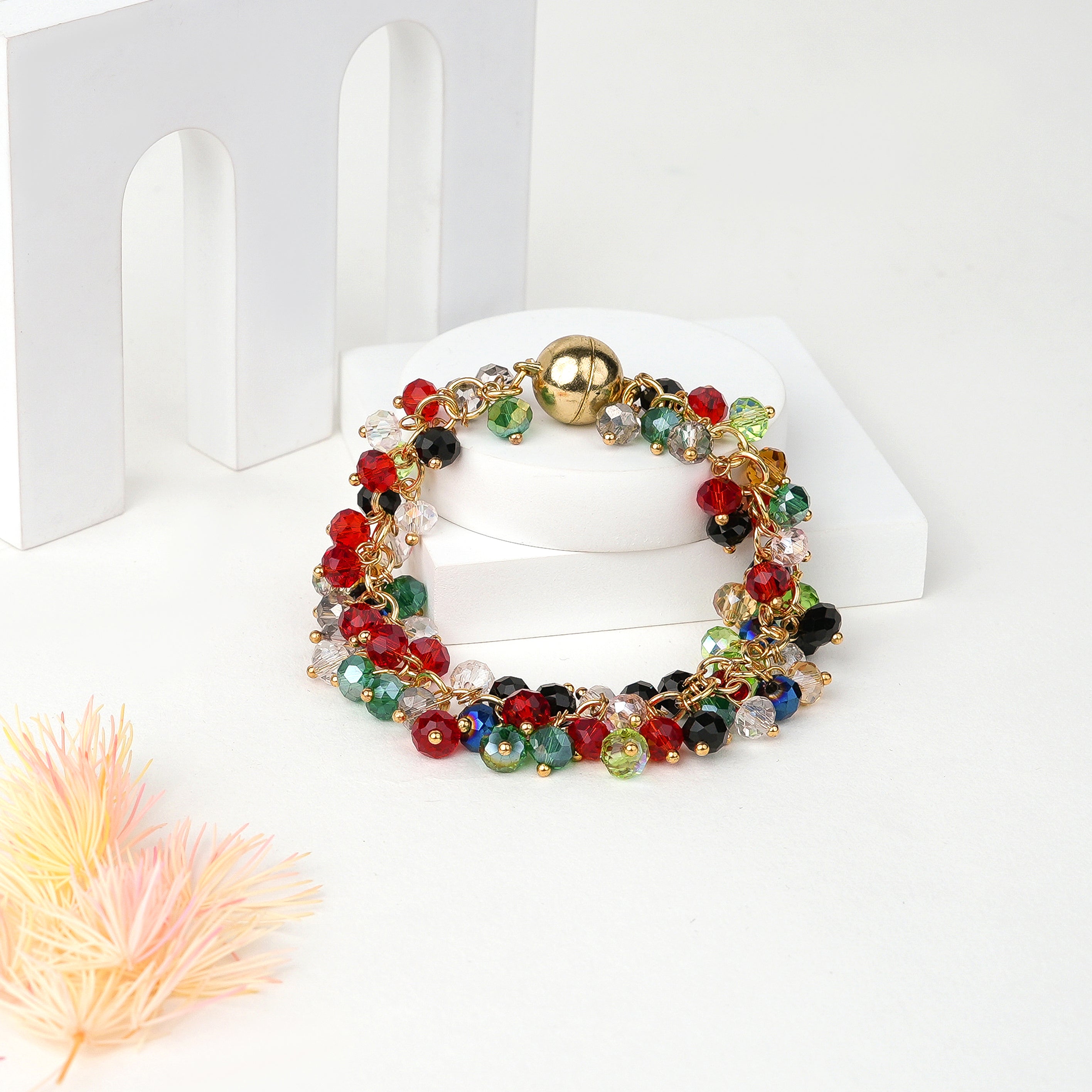 Gold Magnetic Lock Bracelet