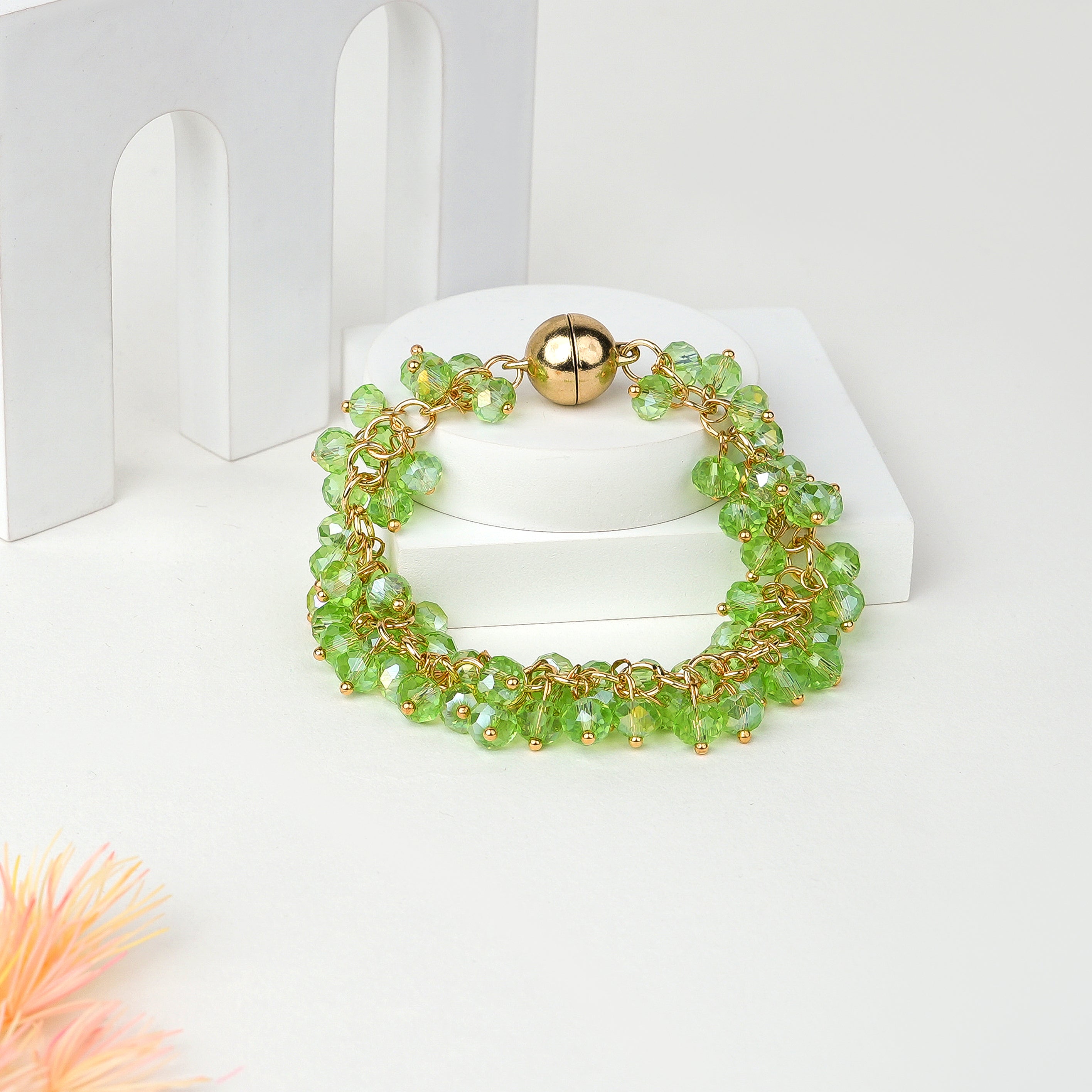 Gold Magnetic Lock Bracelet