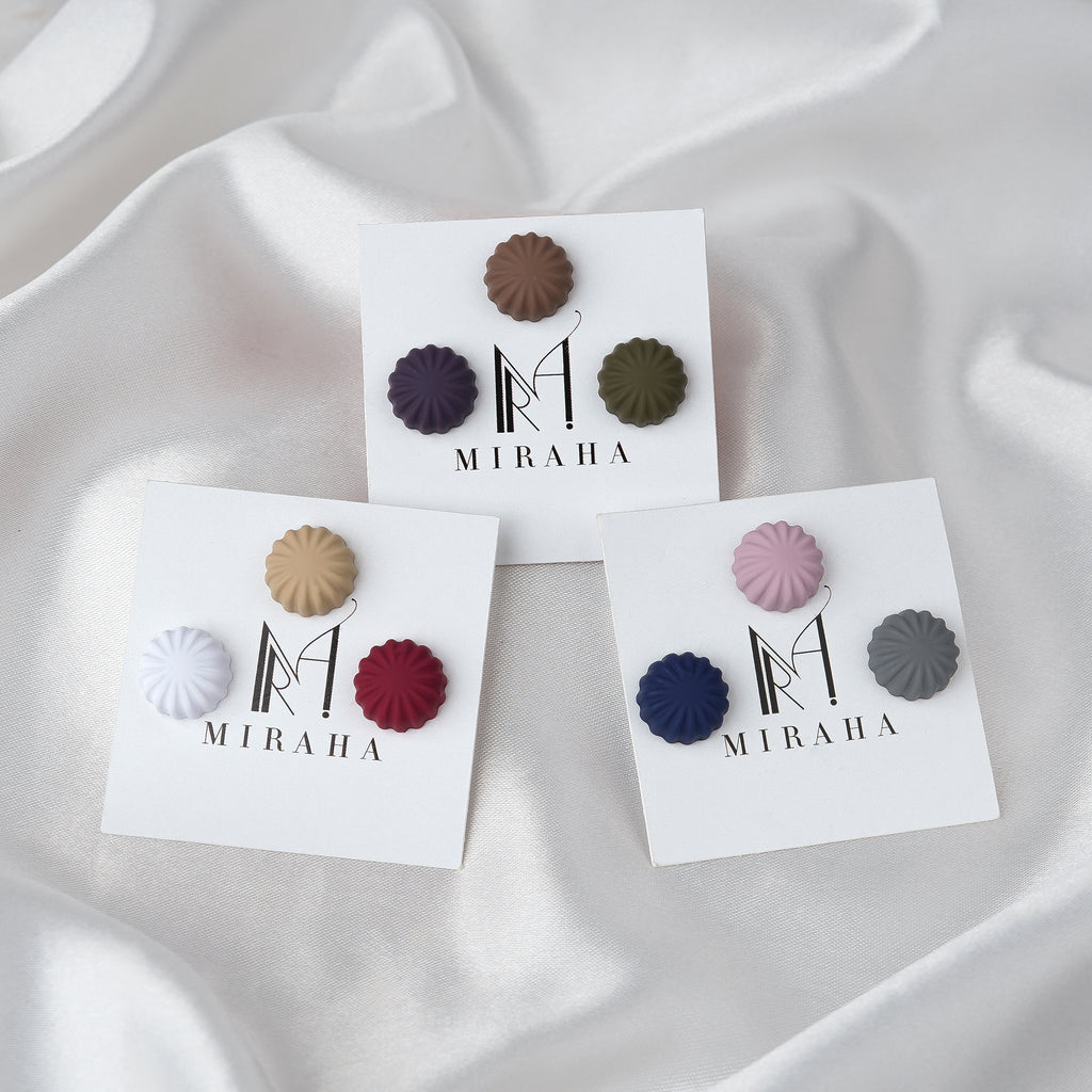 Flower Hijab Magnet (1 Pack of 3 Magnets)