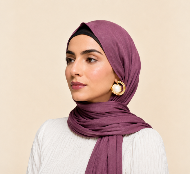 Bamboo Jersey Hijab