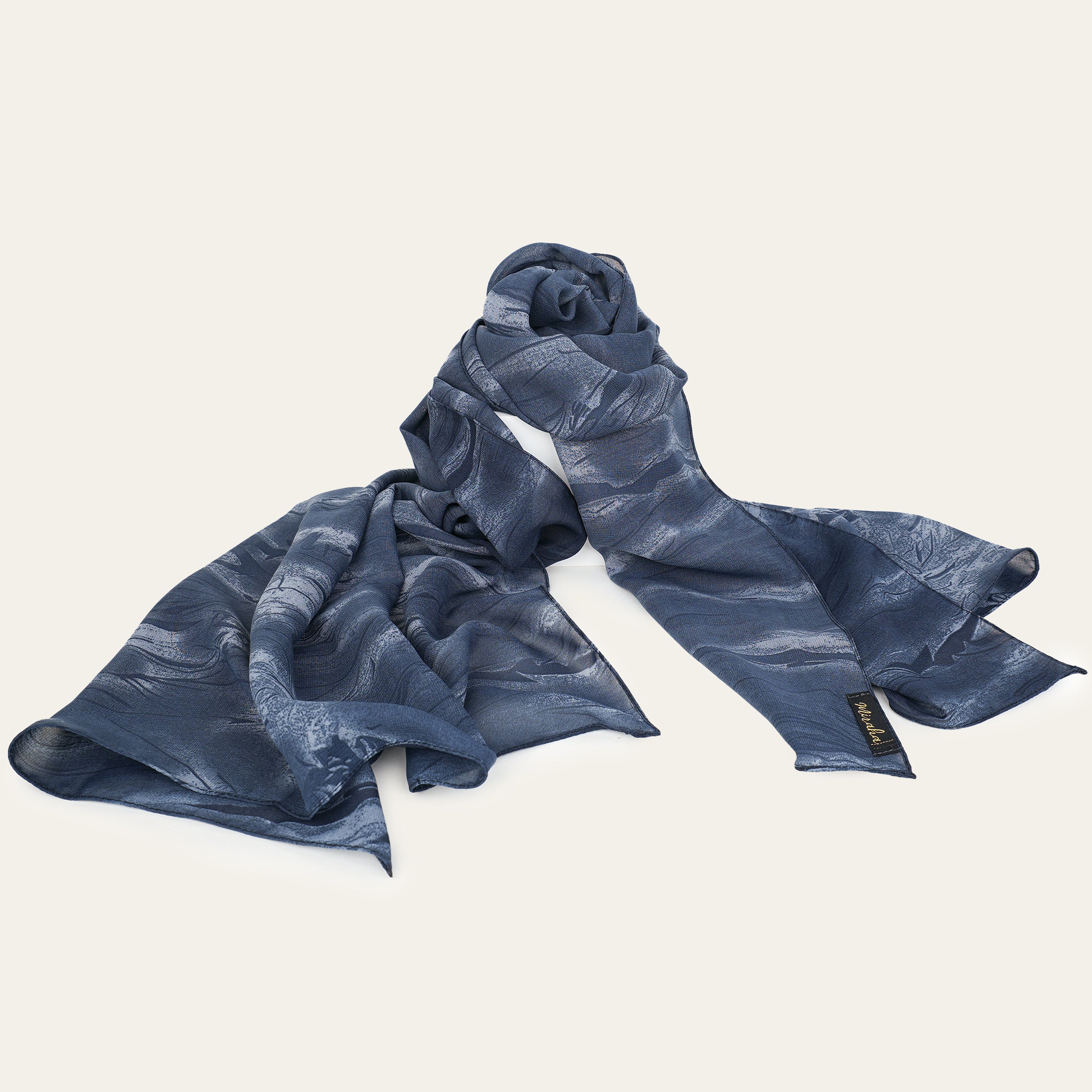 UAE Marble Chiffon Hijab