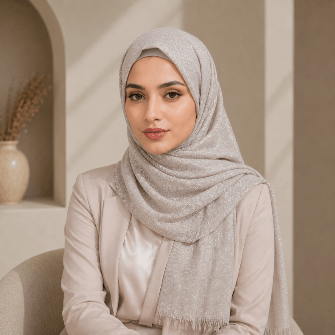 Cotton Shimmer Hijab