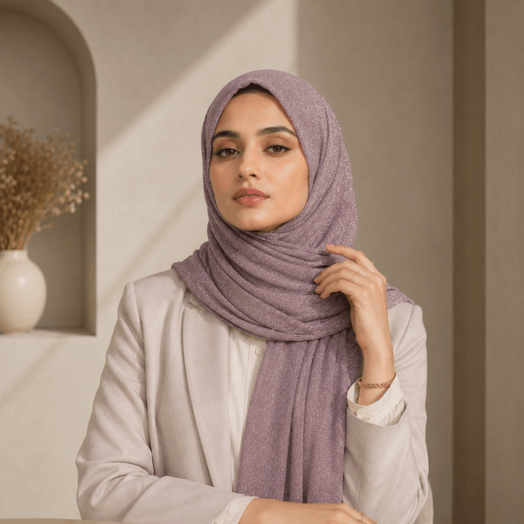 Cotton Shimmer Hijab