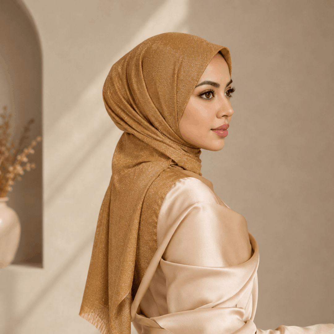 Cotton Shimmer Hijab