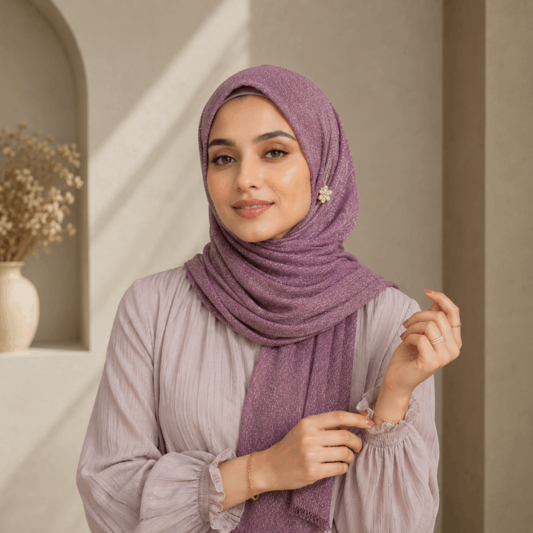 Cotton Shimmer Hijab