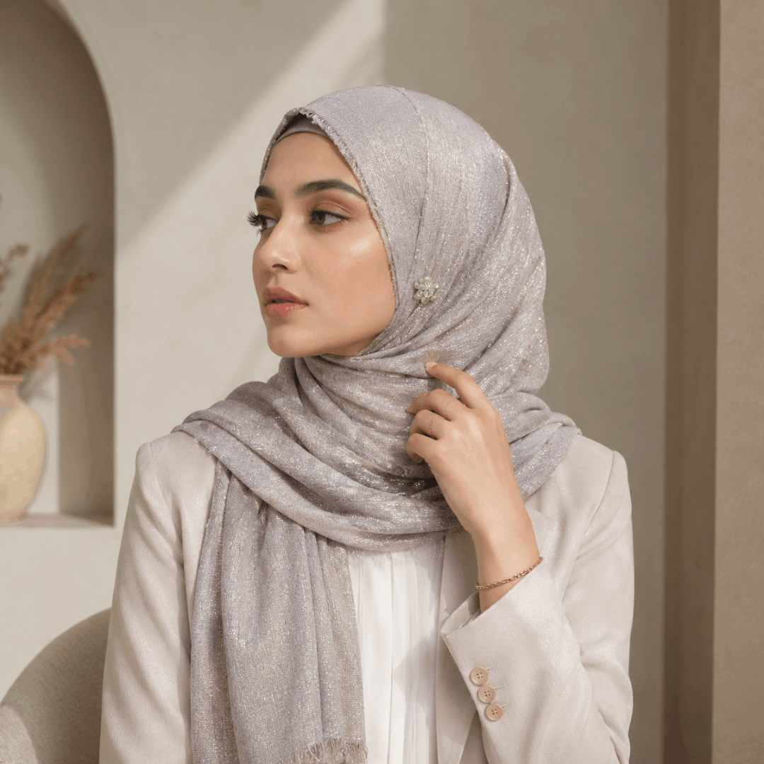 Cotton Shimmer Hijab