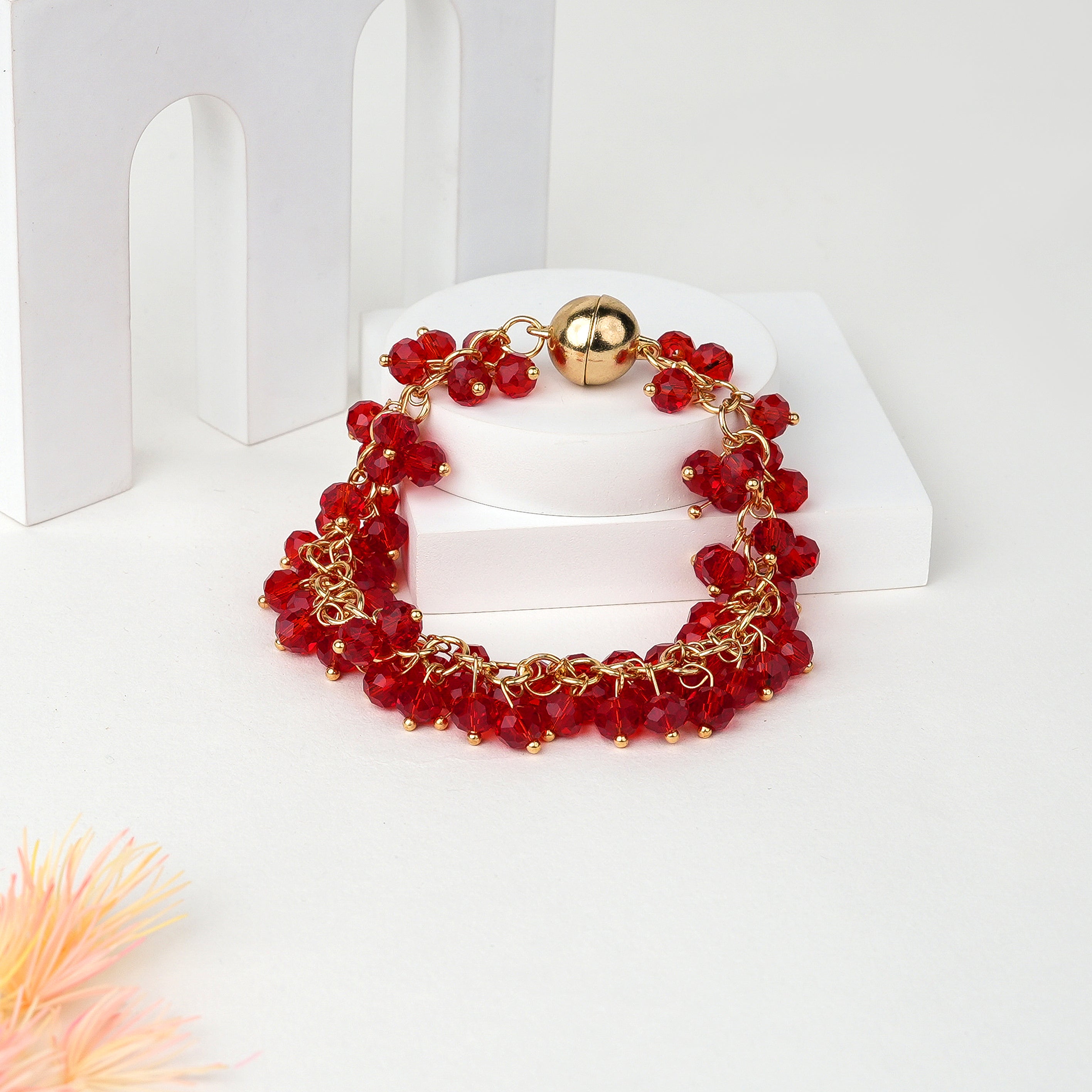 Gold Magnetic Lock Bracelet