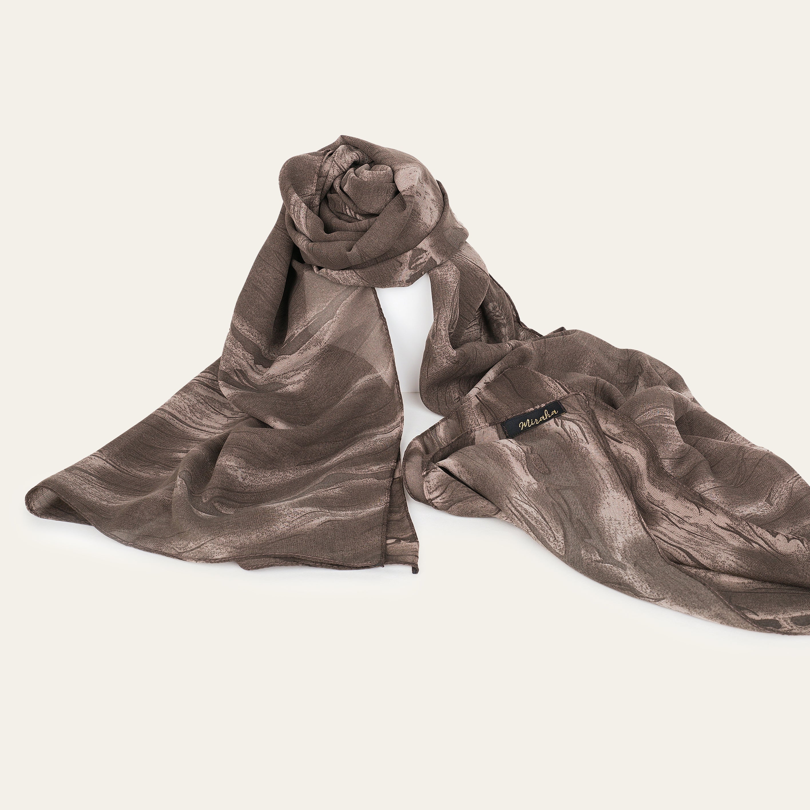 UAE Marble Chiffon Hijab