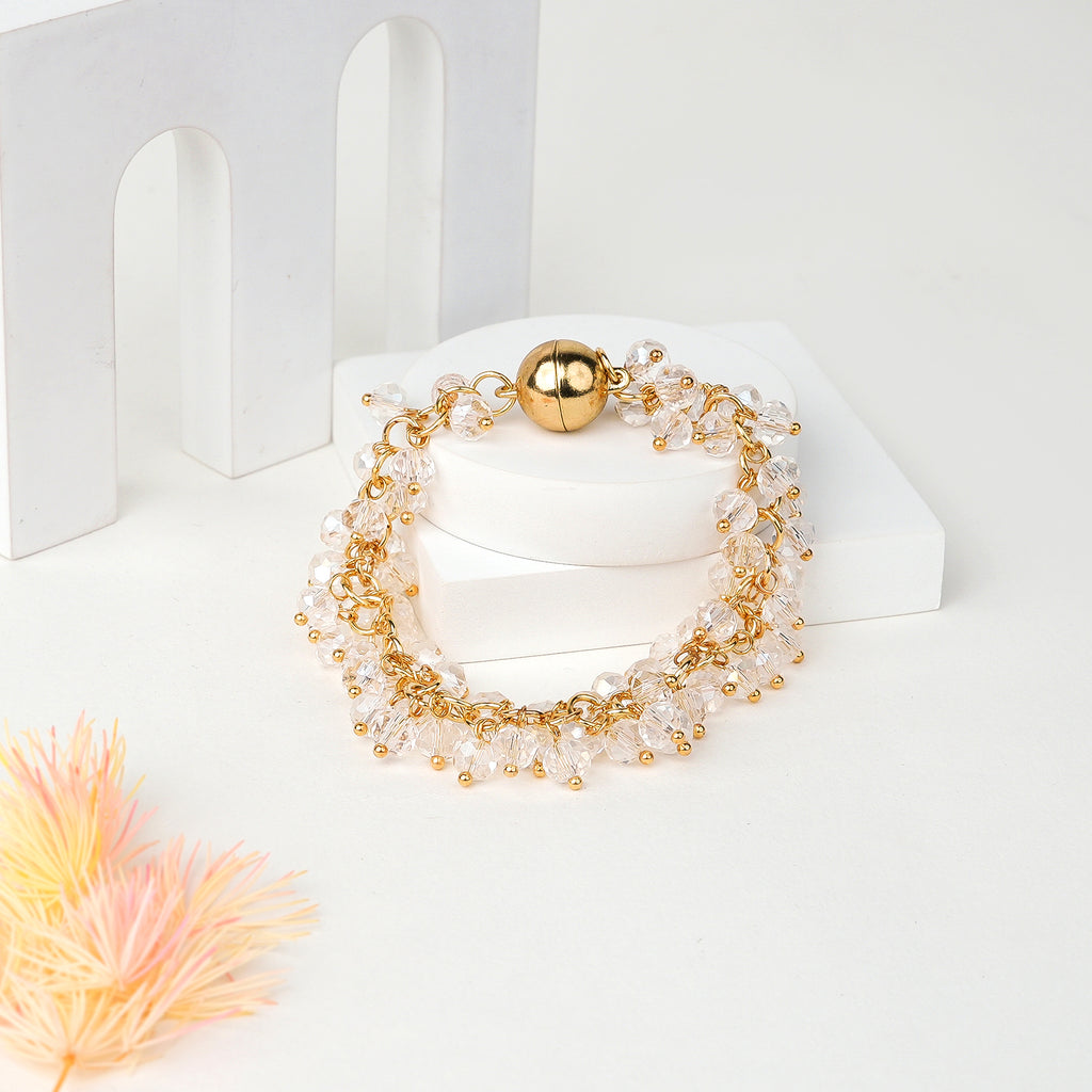 Gold Magnetic Lock Bracelet