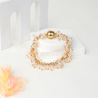 Gold Magnetic Lock Bracelet