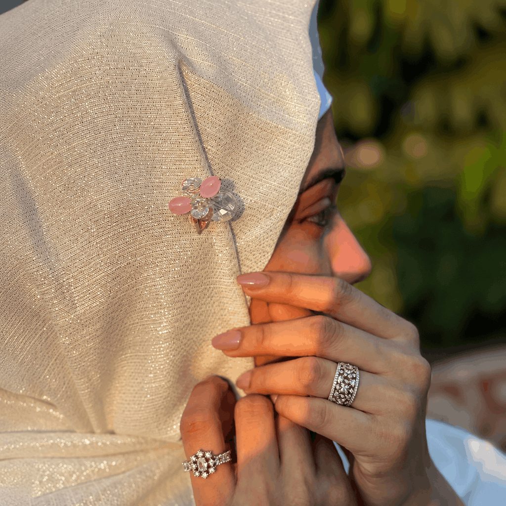 Handmade Floral Hijab Pins