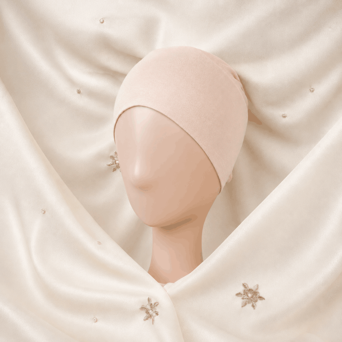 Instant Embroidered Georgette Hijab