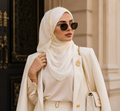 Ivory Embroidered Georgette