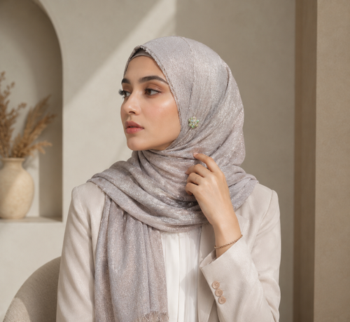 Cotton Shimmer Hijab