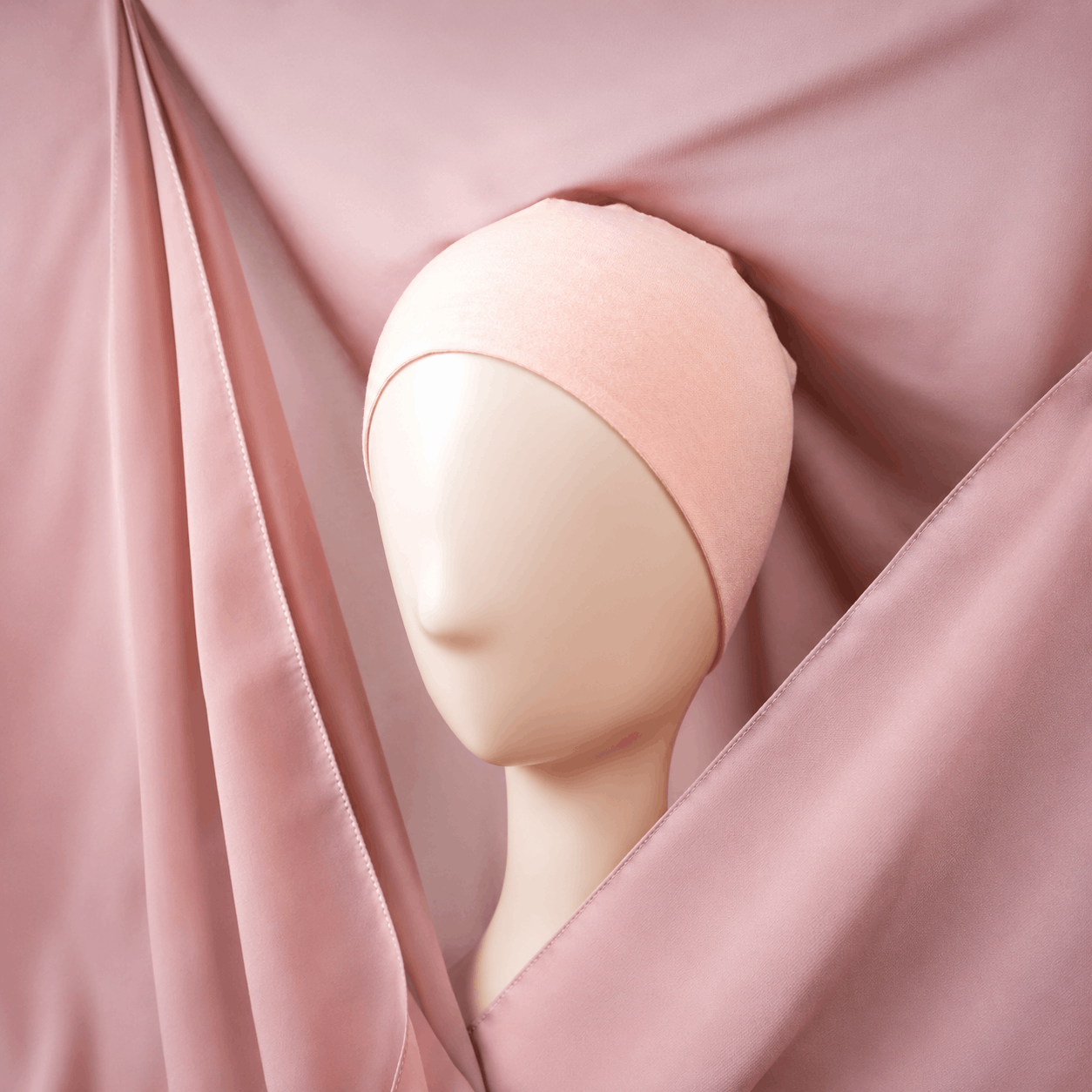 UAE Chiffon Hijab (attached under-cap)