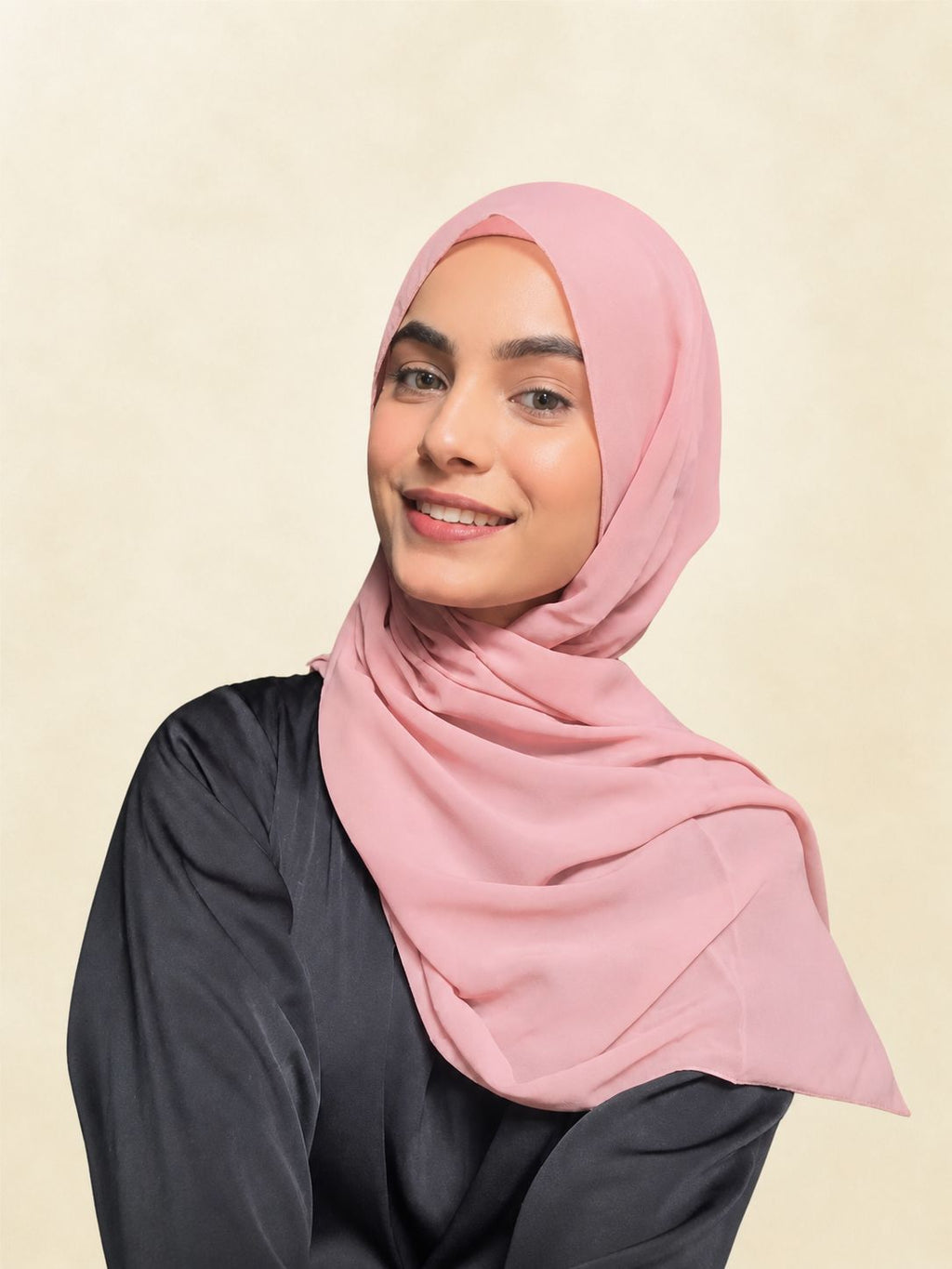 UAE Chiffon Hijab (attached under-cap)