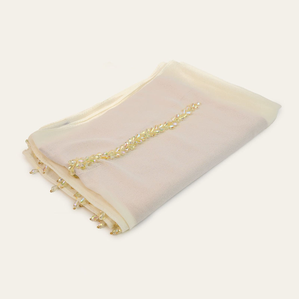 Ivory Embroidered Georgette