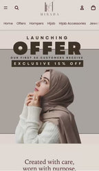 Customizable Hijab Gift Basket Packaging